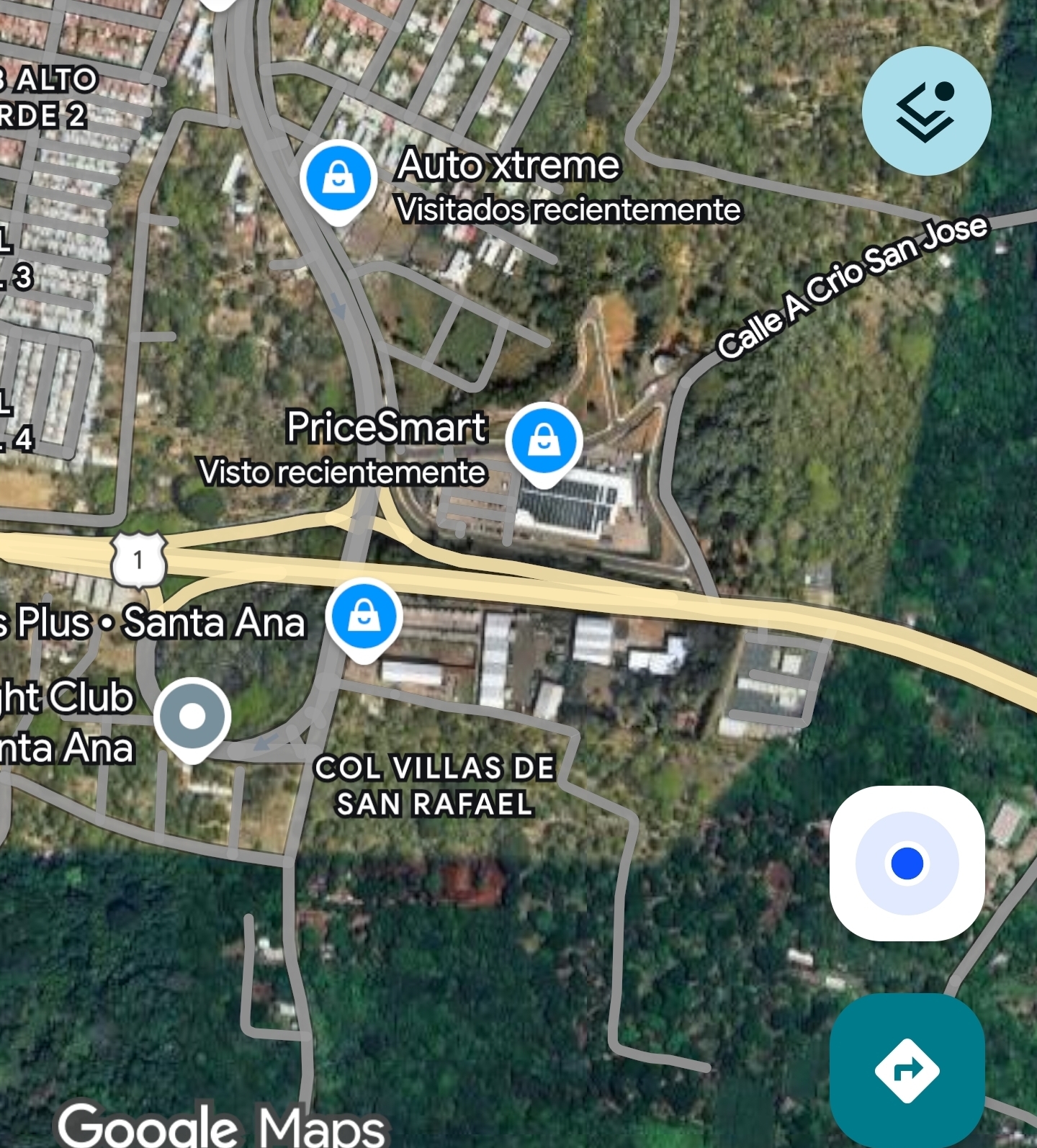 Terreno comercial en renta en la entrada de Santa Ana | 1,120.95 m² cerca de PriceSmart